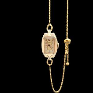 Helbros Swiss Gold Ladies Mechanical Watch